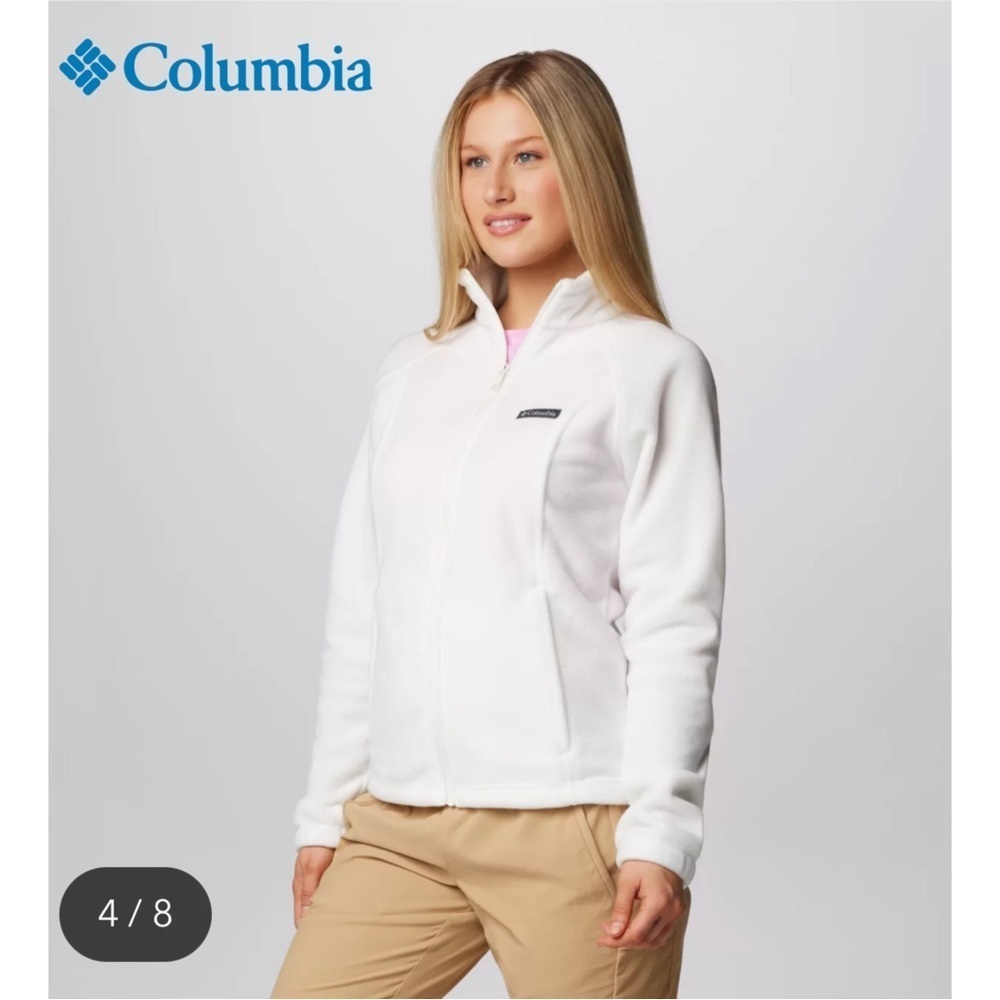 COLUMBIA Women's Benton Springs Full Zip Fleece Jacket Size M - Picture 4 of 13